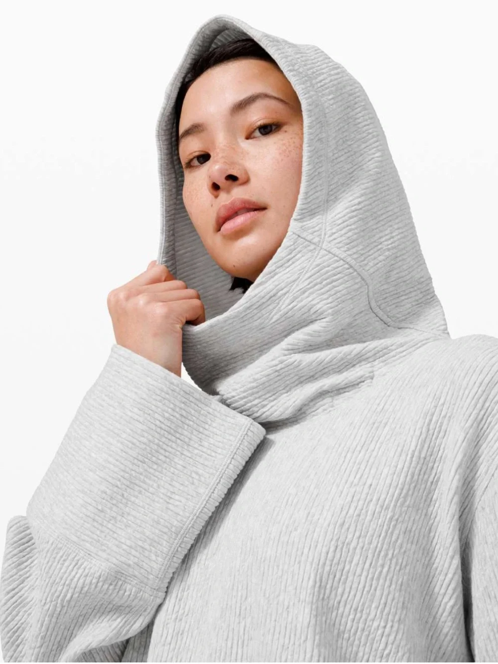 Lululemon Retreat Yourself Hoodie - Heathered Core Ultra Light Grey / Nimbus